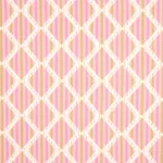 Schumacher 181292 Kai Striped Ikat Pink fabric swatch