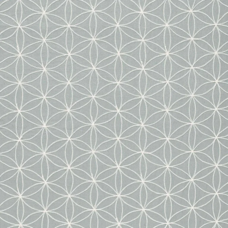 Schumacher 67211 Kaleidoscope Moonstone fabric swatch