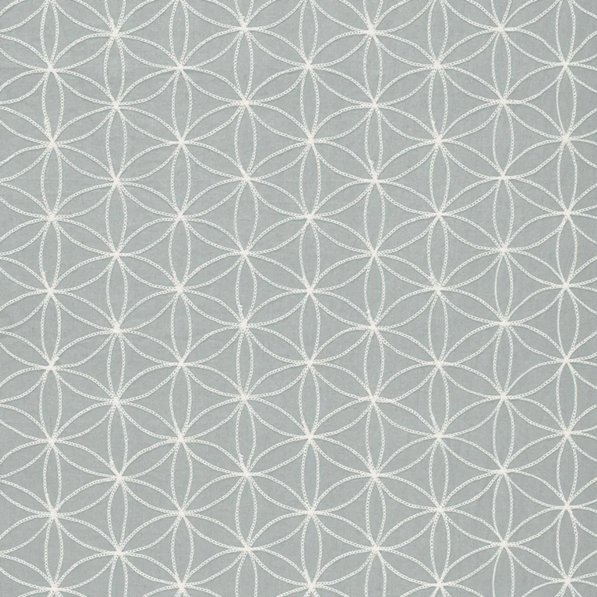 Schumacher 67211 Kaleidoscope Moonstone fabric swatch