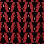 Schumacher 84120 Kalido Velvet Ladybird fabric swatch