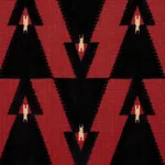 Schumacher 84120 Kalido Velvet Ladybird fabric swatch