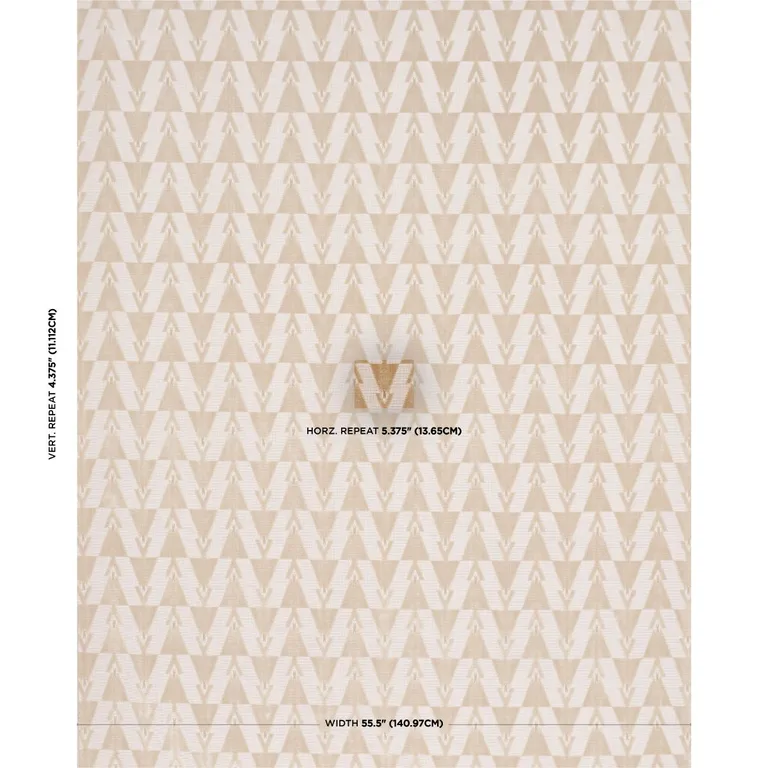Schumacher 84122 Kalido Velvet Oat fabric swatch