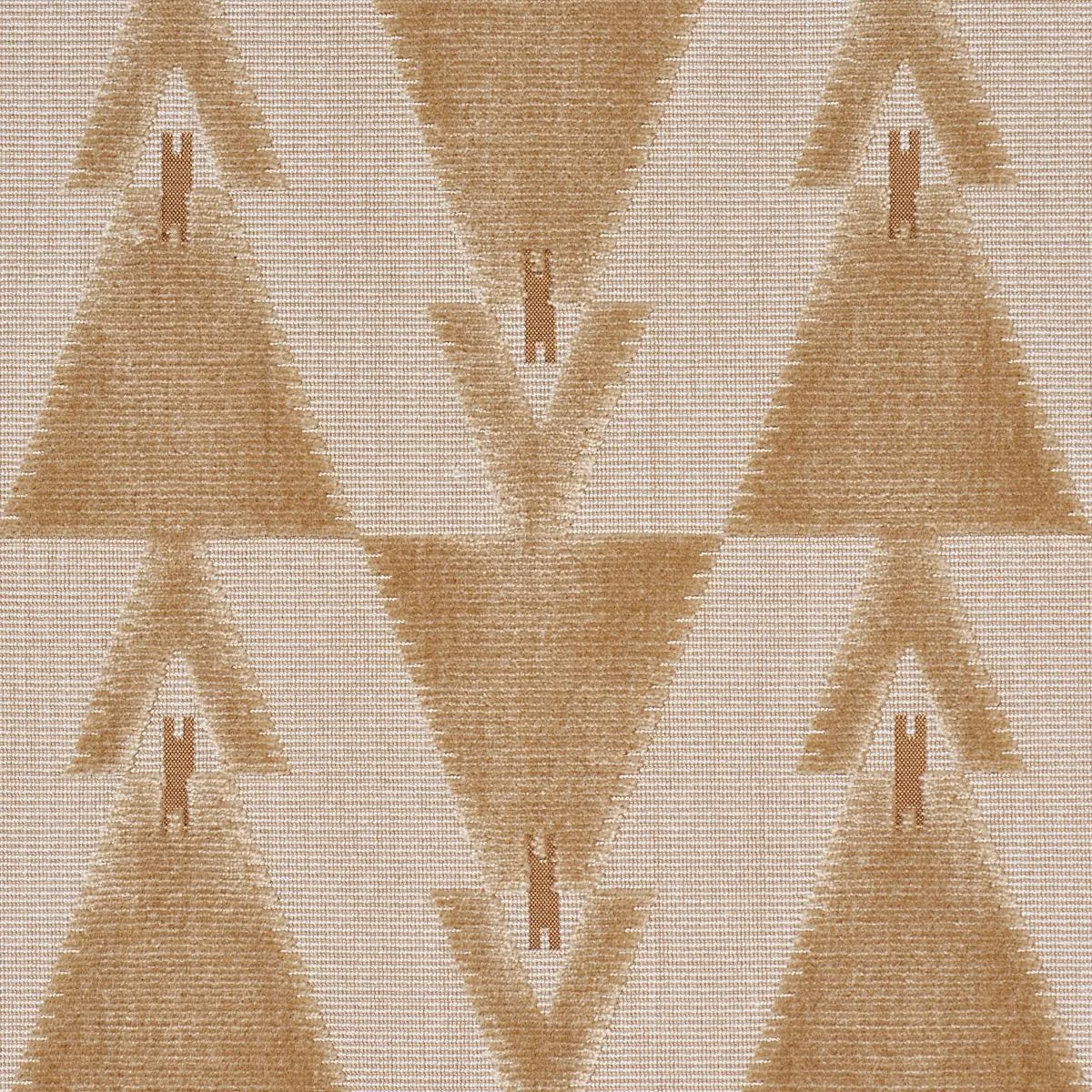 Schumacher 84122 Kalido Velvet Oat fabric swatch