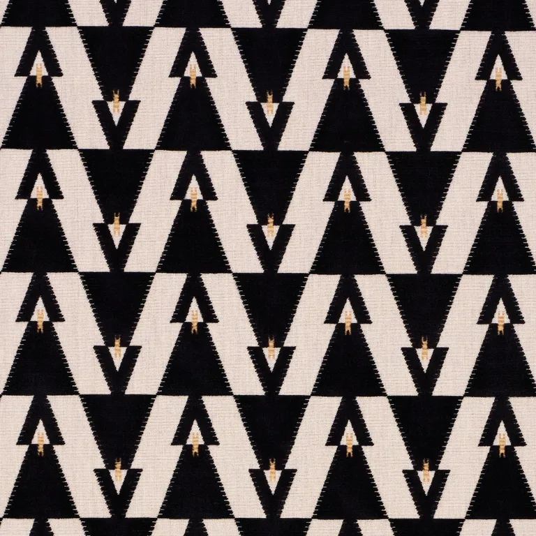 Schumacher 84121 Kalido Velvet Onyx fabric swatch