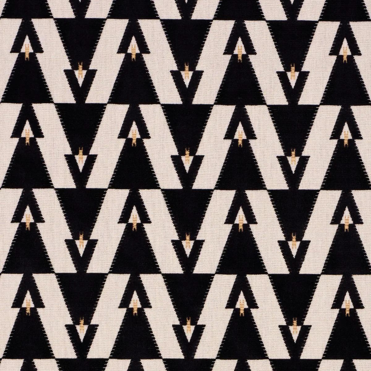 Schumacher 84121 Kalido Velvet Onyx fabric swatch