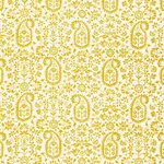 Schumacher 174863 Kalika Paisley Print Citron fabric swatch