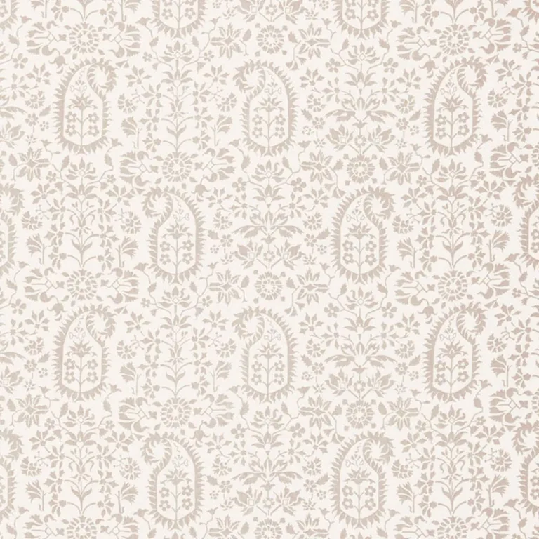 Schumacher 174861 Kalika Paisley Print Linen fabric swatch