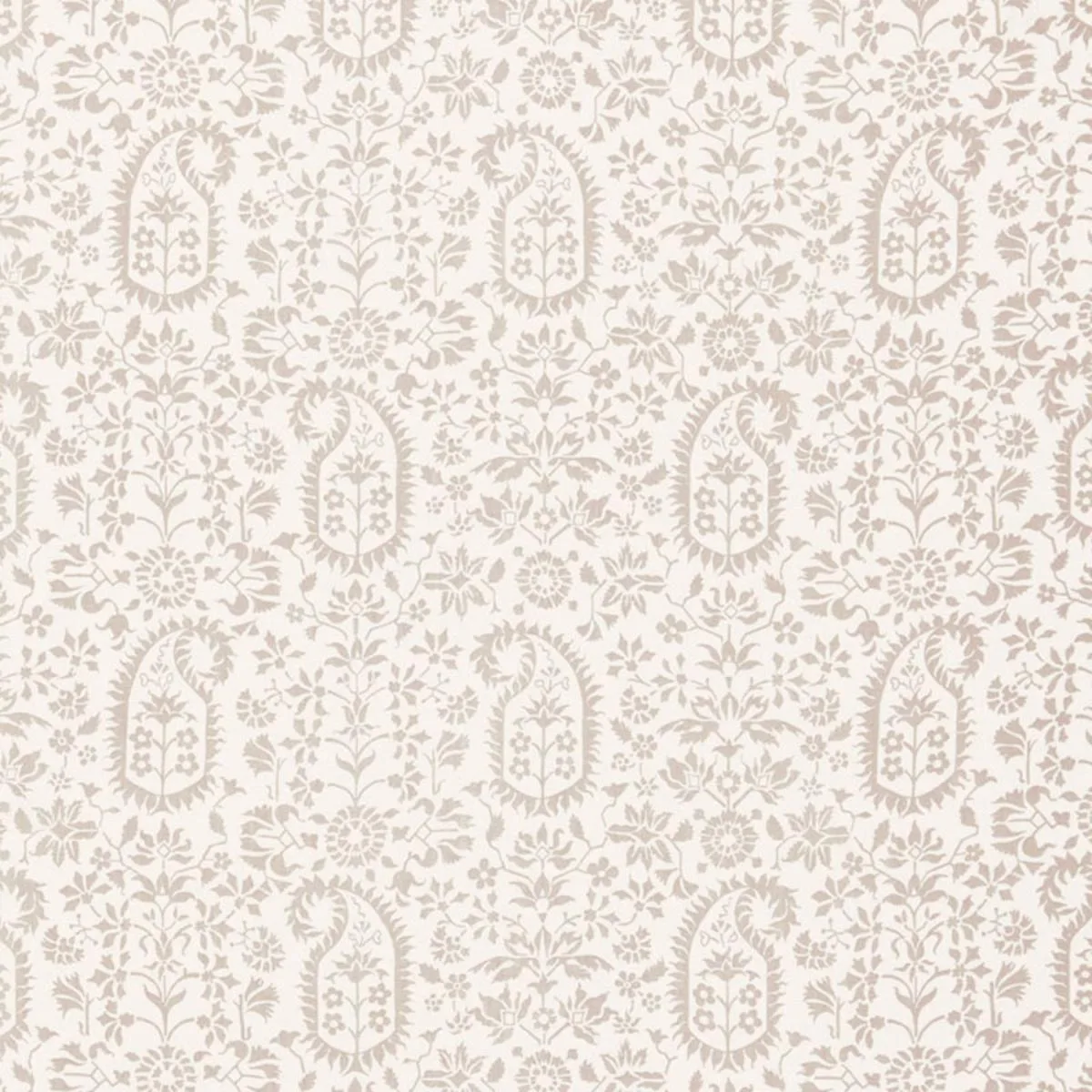Schumacher 174861 Kalika Paisley Print Linen fabric swatch