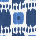Schumacher 174403 Kandira Blues fabric swatch
