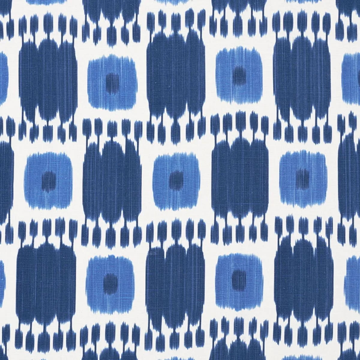 Schumacher 174403 Kandira Blues fabric swatch