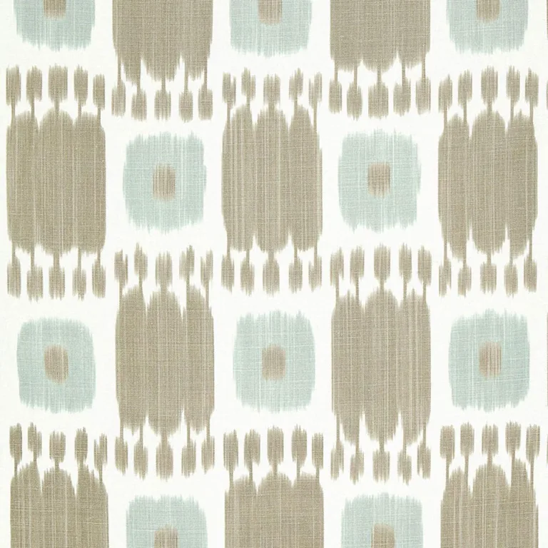 Schumacher 174401 Kandira Greige fabric swatch