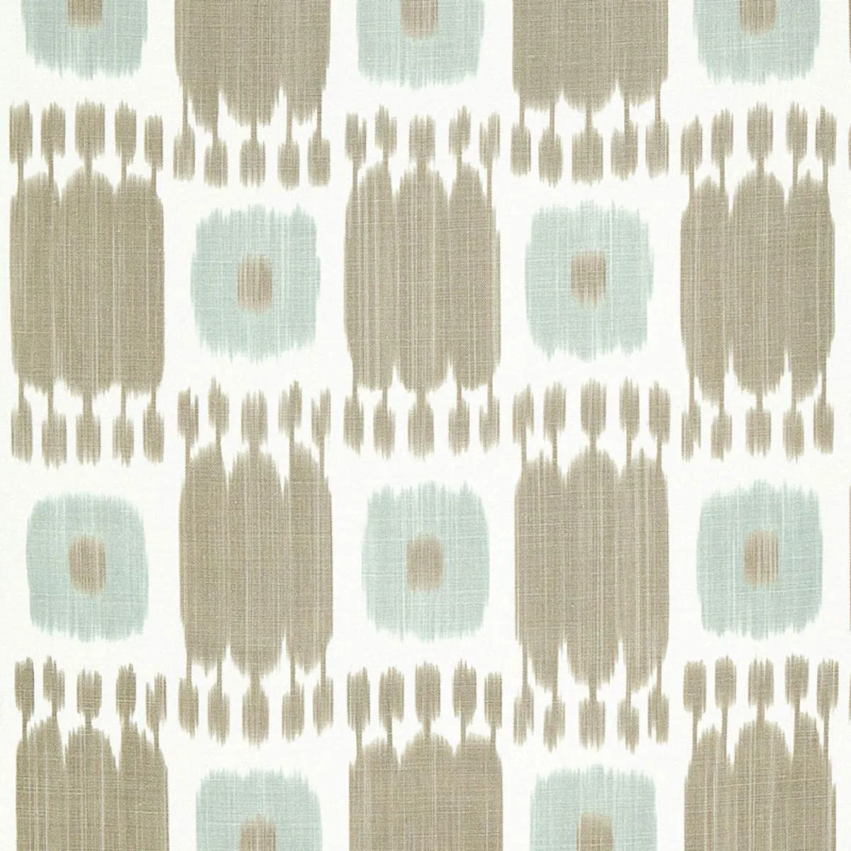 Schumacher 174401 Kandira Greige fabric swatch