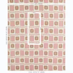 Schumacher 174406 Kandira Pink fabric swatch