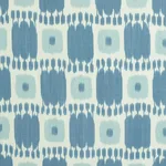 Schumacher 174404 Kandira Sky fabric swatch