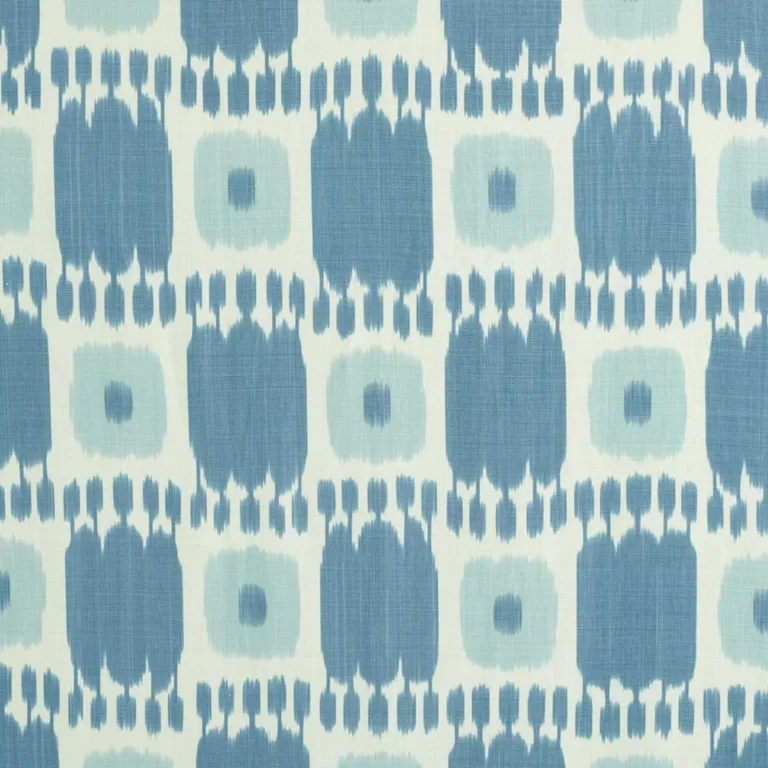 Schumacher 174404 Kandira Sky fabric swatch