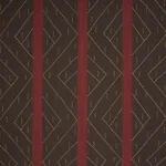 Schumacher 86701 Kapanga Embroidery Brown fabric swatch