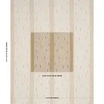Schumacher 86700 Kapanga Embroidery Oat fabric swatch