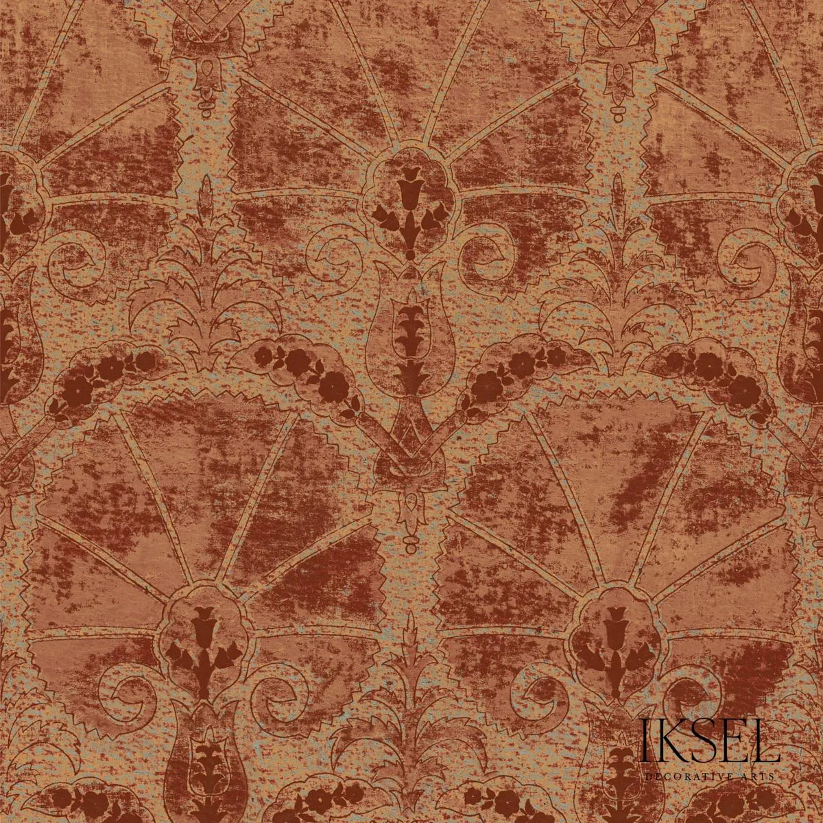 Schumacher RF208CS01 Karanfil Original fabric swatch