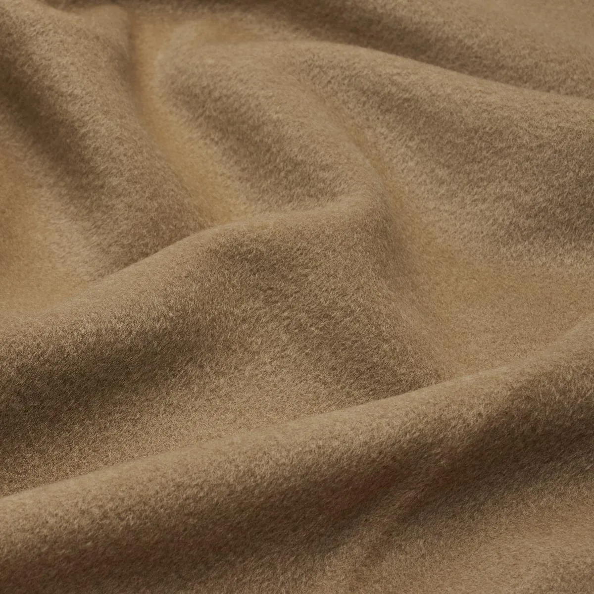 Schumacher 80515 Karla Fleeced Wool Camel fabric swatch