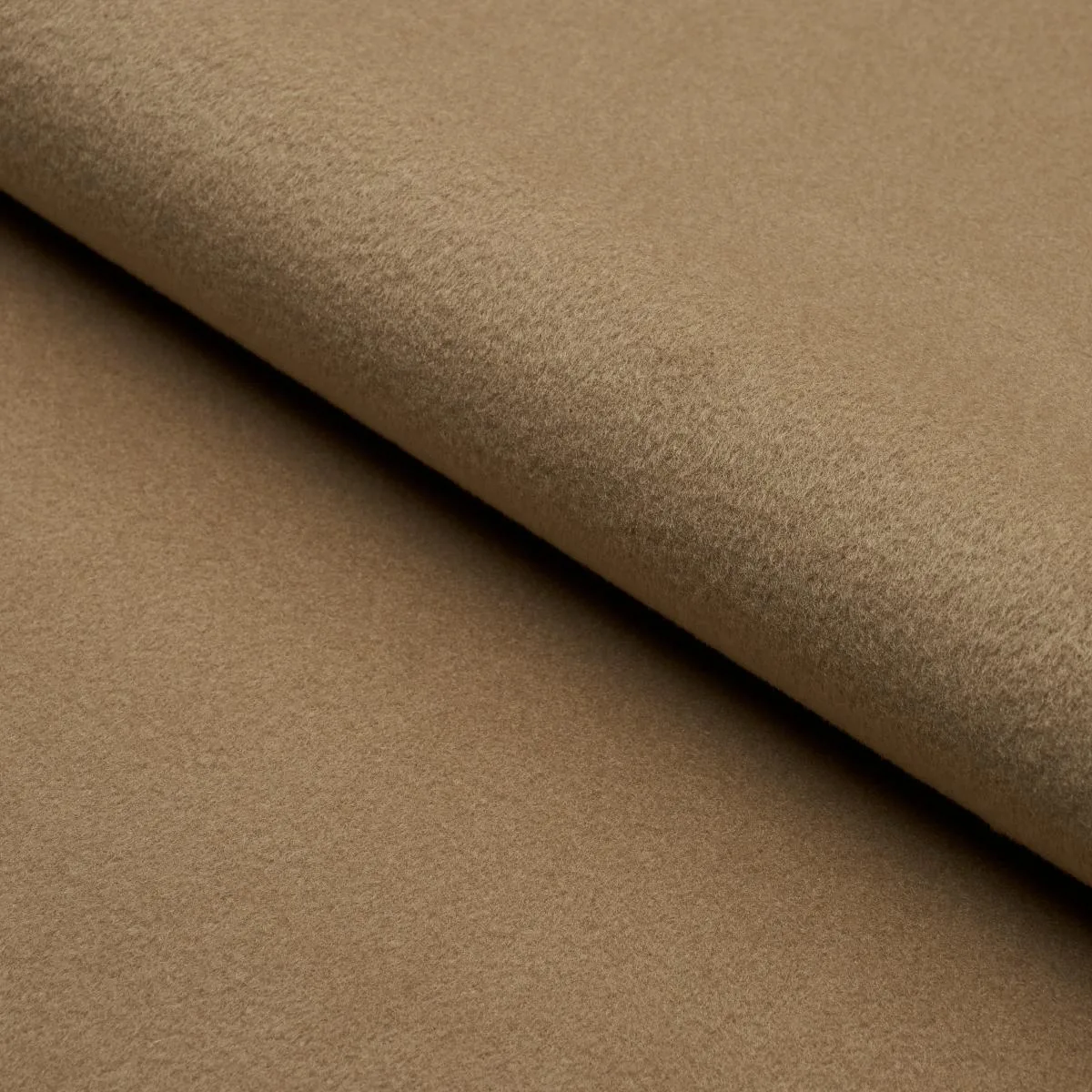 Schumacher 80515 Karla Fleeced Wool Camel fabric swatch