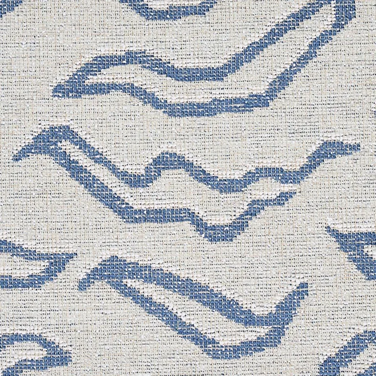 Schumacher 80682 Kata Denim fabric swatch