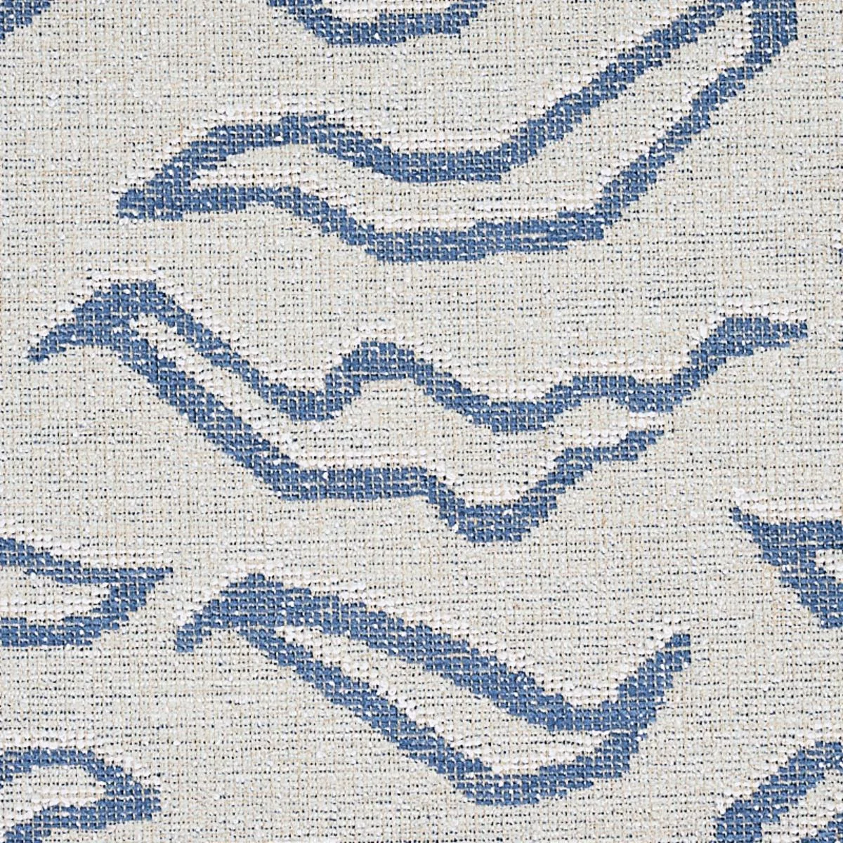 Schumacher 80682 Kata Denim fabric swatch