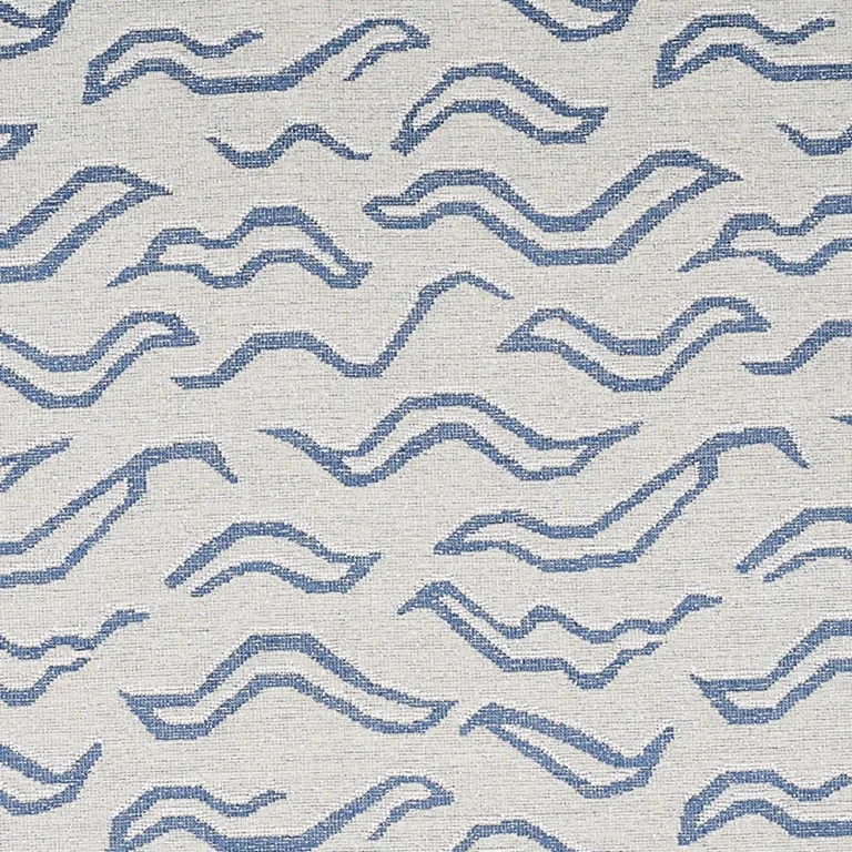 Schumacher 80682 Kata Denim fabric swatch