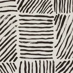 Schumacher 179900 Katama Black fabric swatch