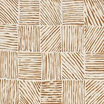 Schumacher 179902 Katama Caramel fabric swatch