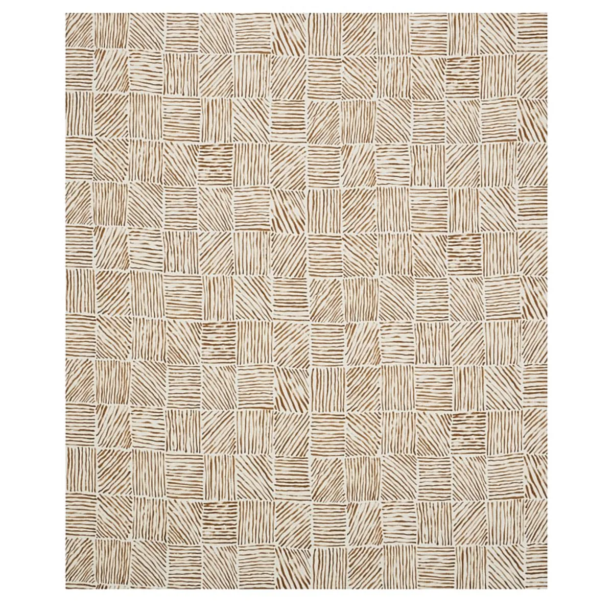 Schumacher 179902 Katama Caramel fabric swatch