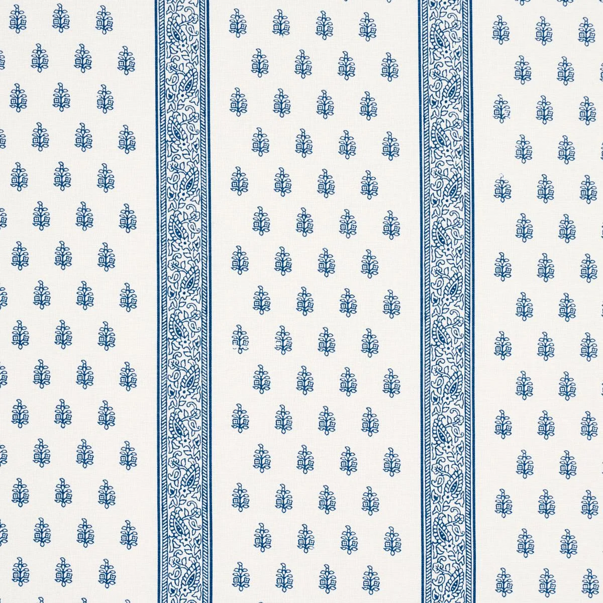 Schumacher 181330 Katsura Stripe Delft fabric swatch