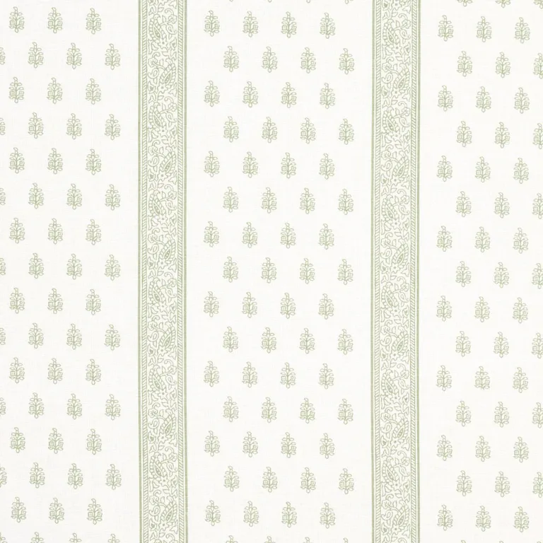 Schumacher 181332 Katsura Stripe Leaf fabric swatch