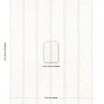 Schumacher 181333 Katsura Stripe Sand fabric swatch