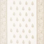 Schumacher 181333 Katsura Stripe Sand fabric swatch