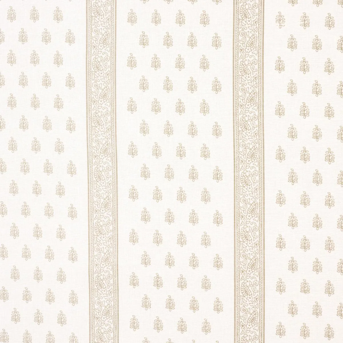 Schumacher 181333 Katsura Stripe Sand fabric swatch