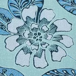 Schumacher 181001 Kava Cay Indoor/Outdoor Blues fabric swatch
