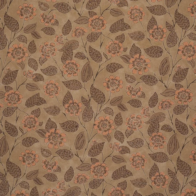 Schumacher 181003 Kava Cay Indoor/Outdoor Brown fabric swatch