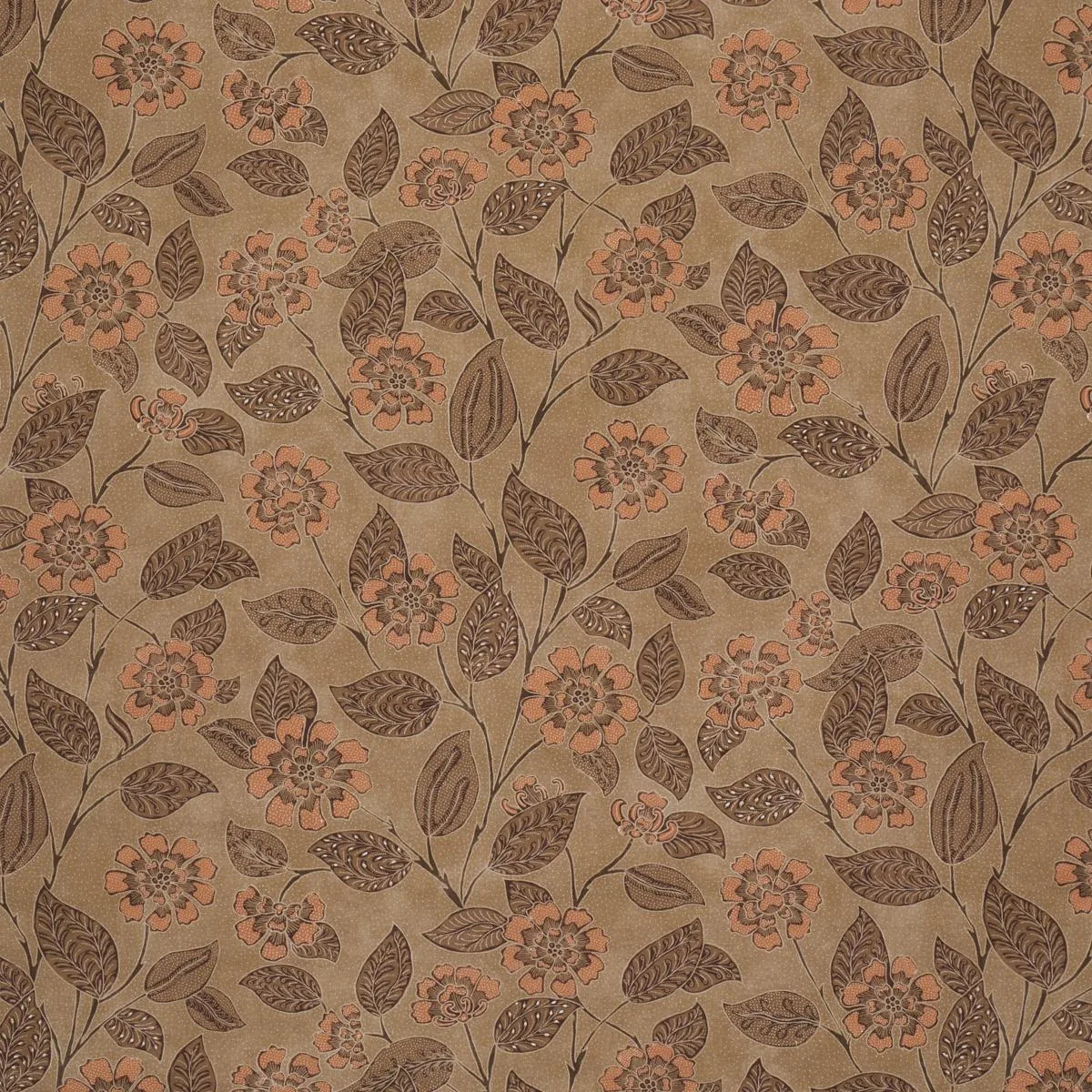Schumacher 181003 Kava Cay Indoor/Outdoor Brown fabric swatch
