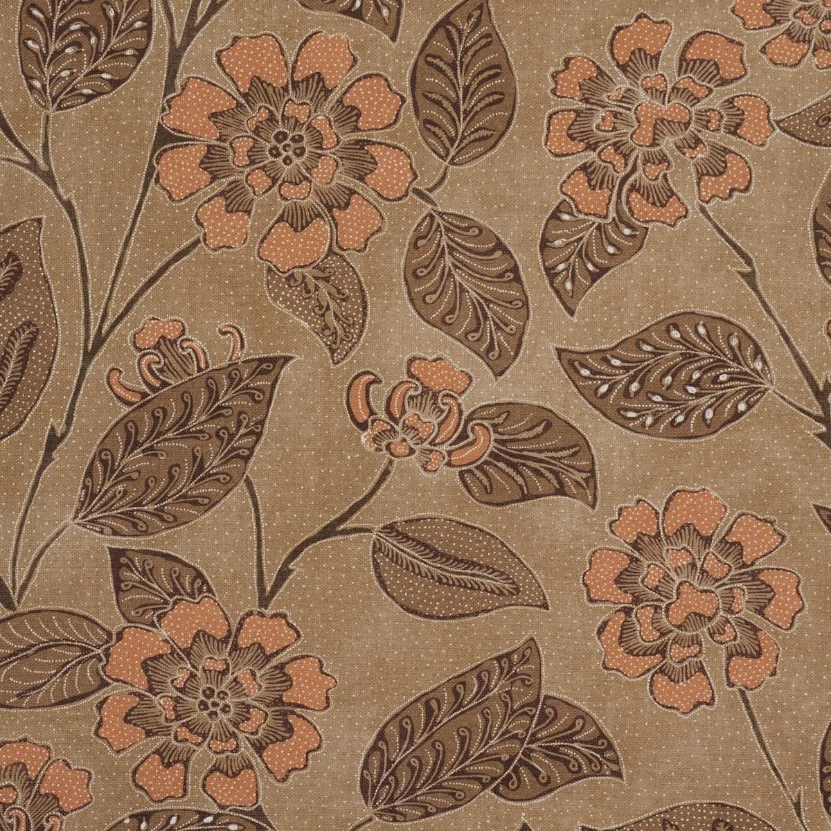 Schumacher 181003 Kava Cay Indoor/Outdoor Brown fabric swatch