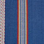 Schumacher 77451 Kayenta Stripe Blue fabric swatch