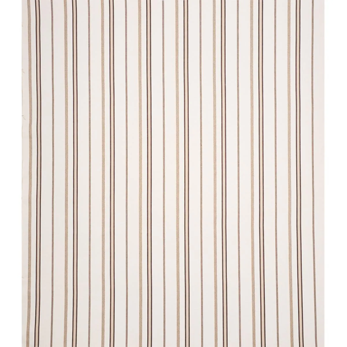 Schumacher 77450 Kayenta Stripe Neutral fabric swatch
