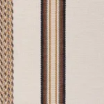 Schumacher 77450 Kayenta Stripe Neutral fabric swatch