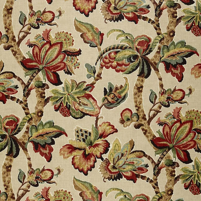 Schumacher 174441 Kemscott Document fabric swatch