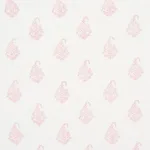 Schumacher 181353 Kerala Paisley Blush fabric swatch
