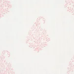 Schumacher 181353 Kerala Paisley Blush fabric swatch