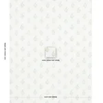 Schumacher 181351 Kerala Paisley Leaf fabric swatch