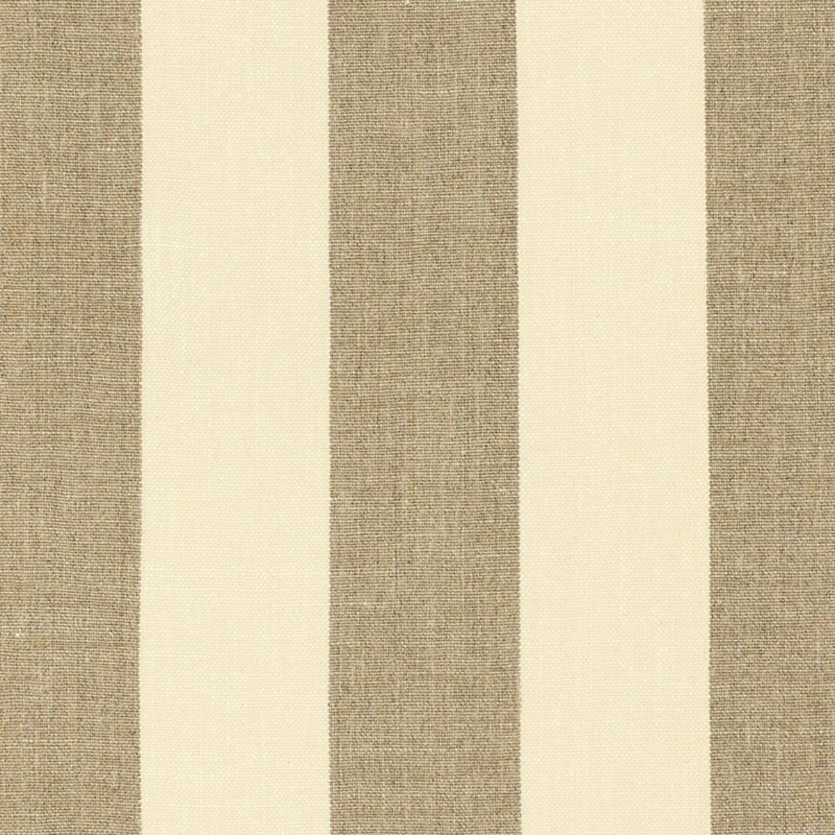Schumacher 62050 Kerry Linen Stripe Natural fabric swatch