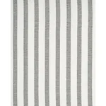Schumacher 77566 Ketley Performance Stripe Black fabric swatch