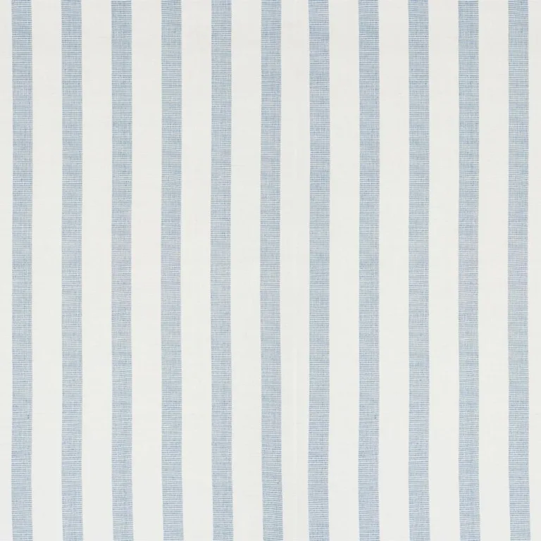 Schumacher 77562 Ketley Performance Stripe Blue fabric swatch