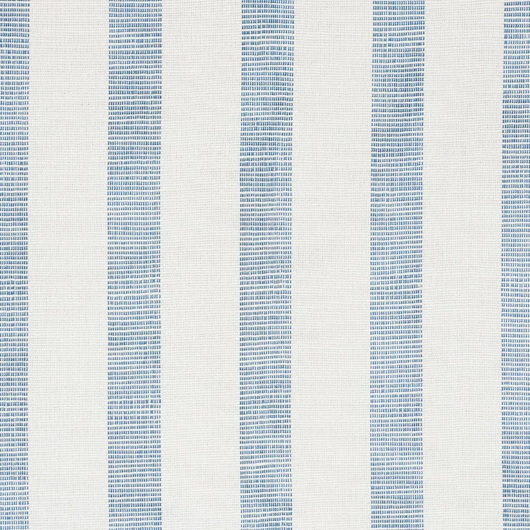 Schumacher 77562 Ketley Performance Stripe Blue fabric swatch